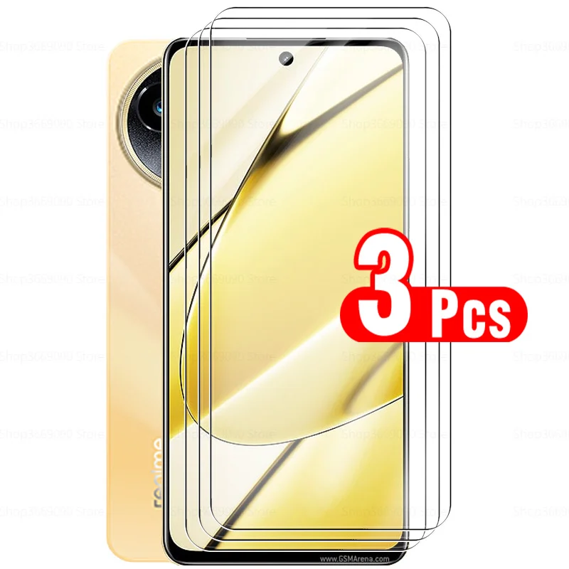 

3Pcs protective glass for Realme 11 11X 5G RealmI Realm 11 x Realme11 tempered glass screen protector armor safety film 6.72Inch
