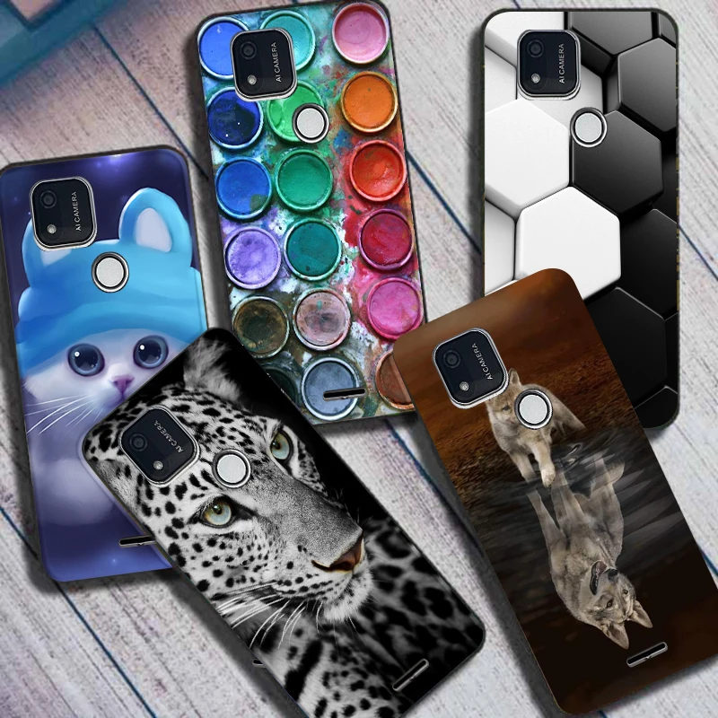 Мягкая задняя крышка для телефона с рисунком чехол для телефона For Sense TW102, защитные чехлы-бамперы