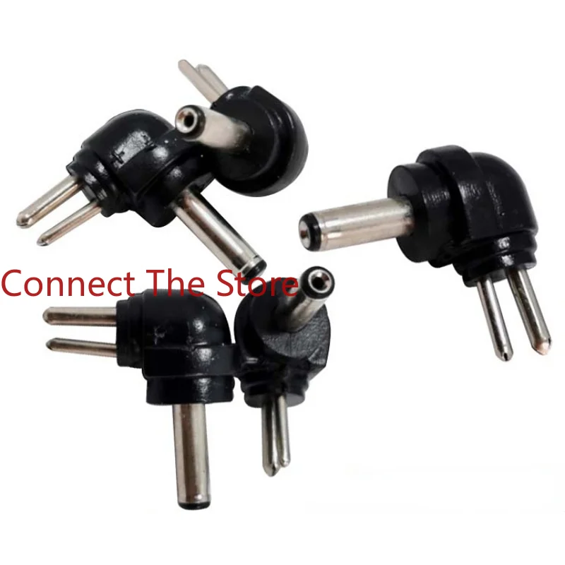 

10PCS DC Connector Power Adapter DC3011 Male DC3.0*1.1 Two-pin Elbow 3011