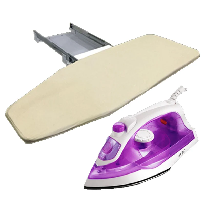 Выдвижная гладильная доска выдвижной шкаф с функцией поворота на 180 градусов