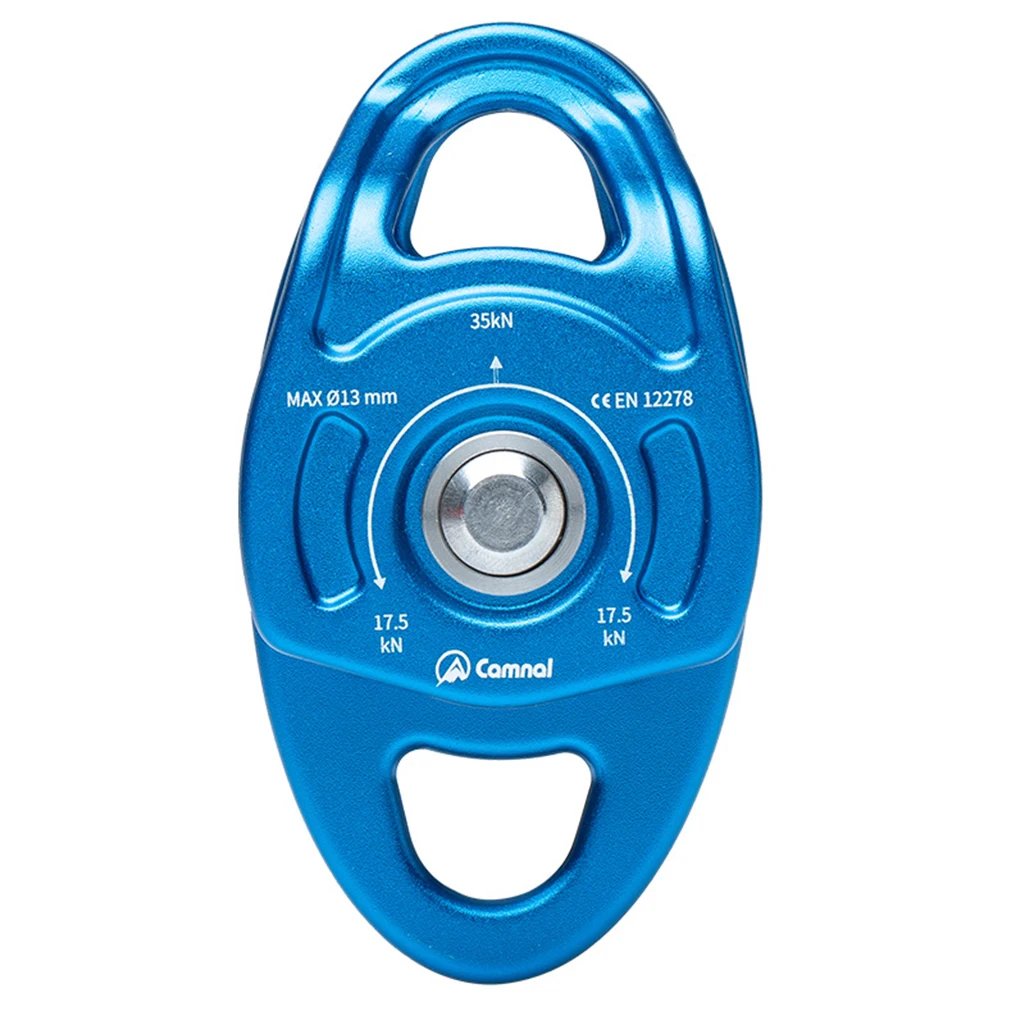 

Rock Climbing Pulley High Efficient Climb Accessory Firm Dual Pulleys Movement Equipment Caving Lifter for Lifting