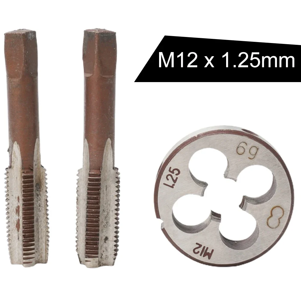 3 шт. HSS M12x1 25 мм конус и пробковый метчик метрическая резьба набор для правой руки