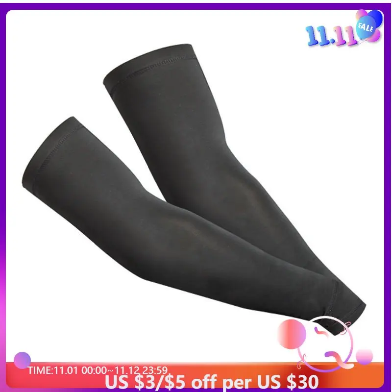

1Pairs Unisex Cooling Arm Sleeves Cover Cycling Running UV Sun Protection Outdoor Cool Arm Sleeves For Hide Tattoos