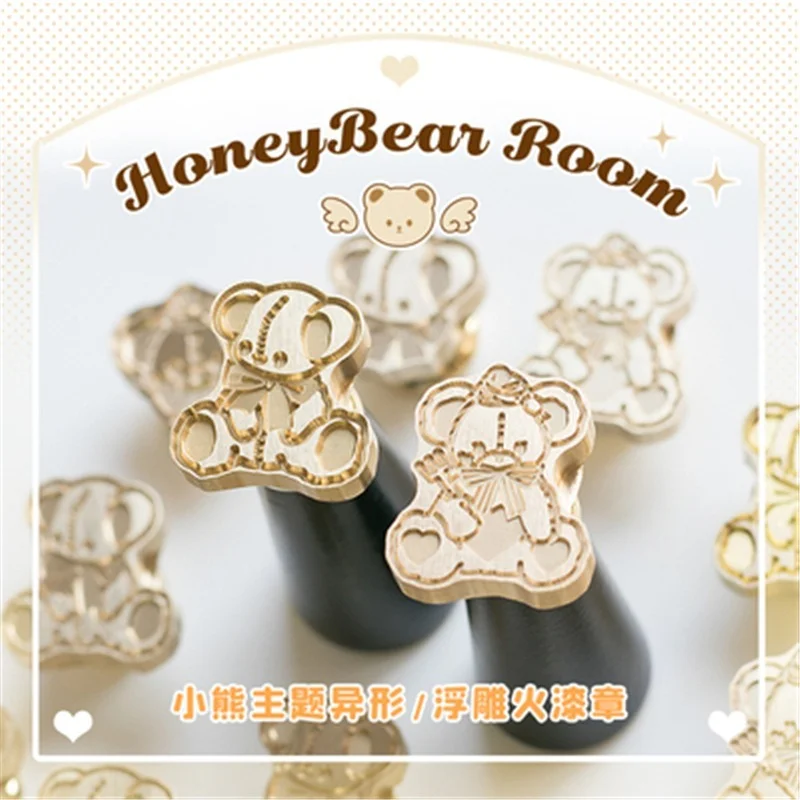 

Smile Bow Bear Butterfly Wax Seal Stamp DIY Bears Koala Rabbit Stamps Seals Wedding Envelopes Card Hobby Decor Craft Postage