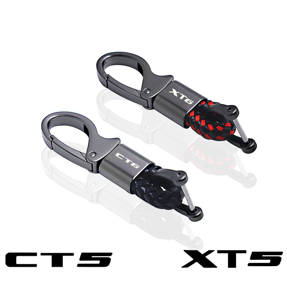 

for cadillac ats cts xts ct4 ct5 ct6 xt4 xt5 xt6 car Leather Key chain microfiber Good quality chain accessories