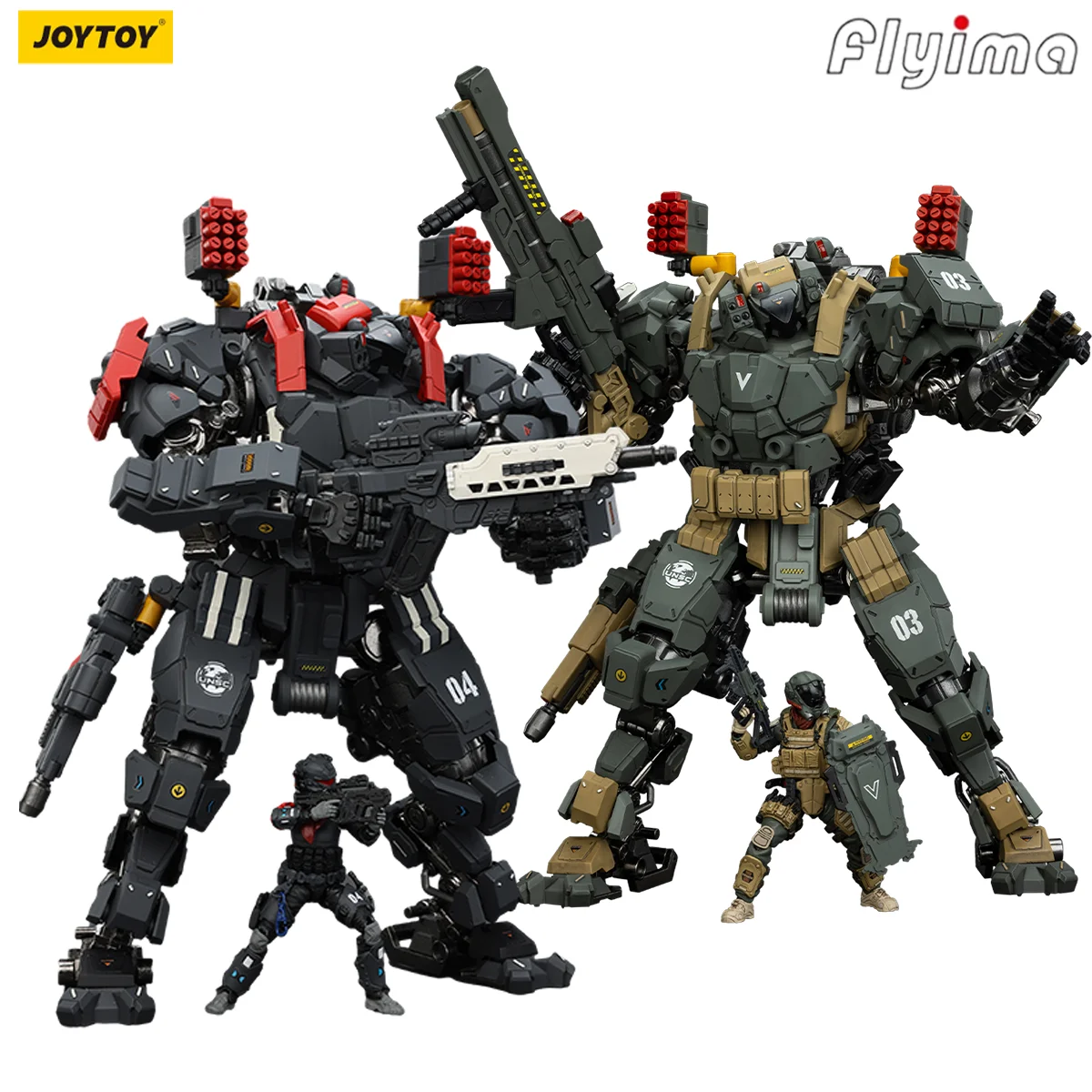 Фото [В НАЛИЧИИ] JOYTOY Warhammer 40K Фигурка UItramarines Dreadnought/North 09/Contemptor Dreadnought/Iron Wrecker 02 Режим 11 шт. №3