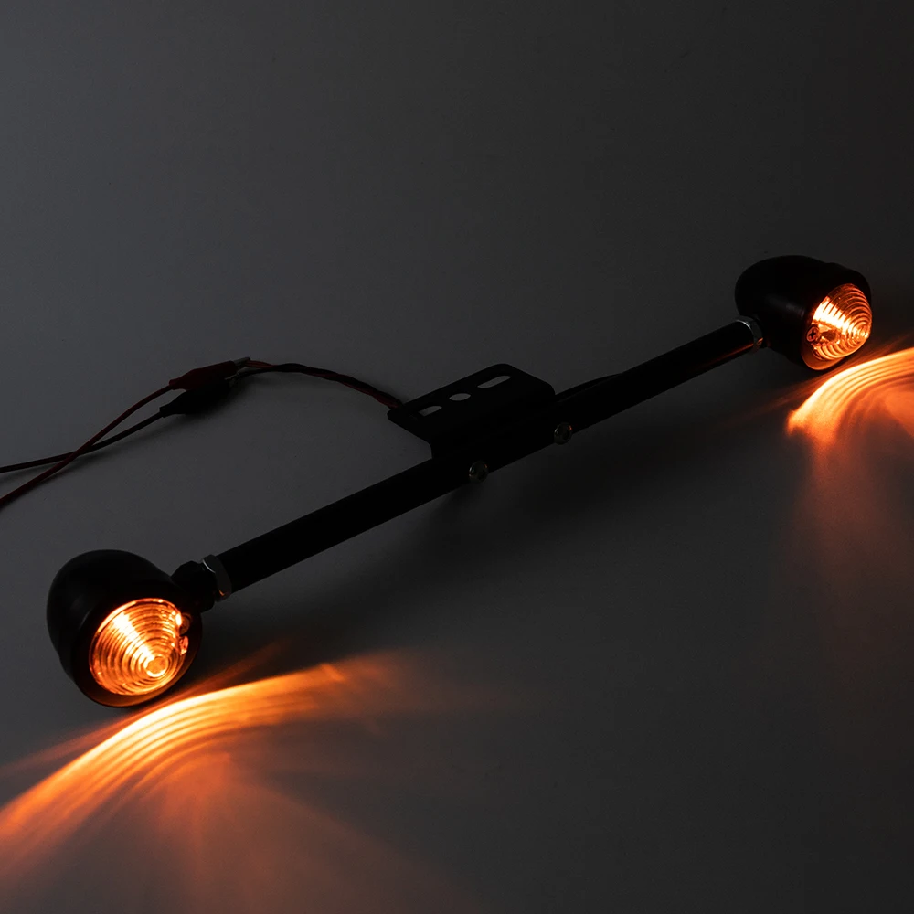 Универсальный кронштейн для указателей поворота мотоцикла стальной передний и