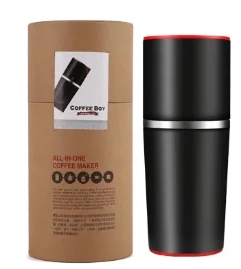 

Coffee Grinding Cup Portable Hand Made Coffee Maker Manual Bean Grinding Portable Coffee Machine Grinding Brewing Filter