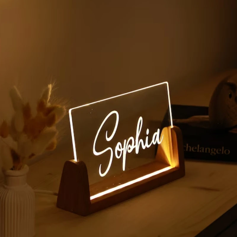 Персонализированная табличка с именем декор на заказ подарки боссу новый