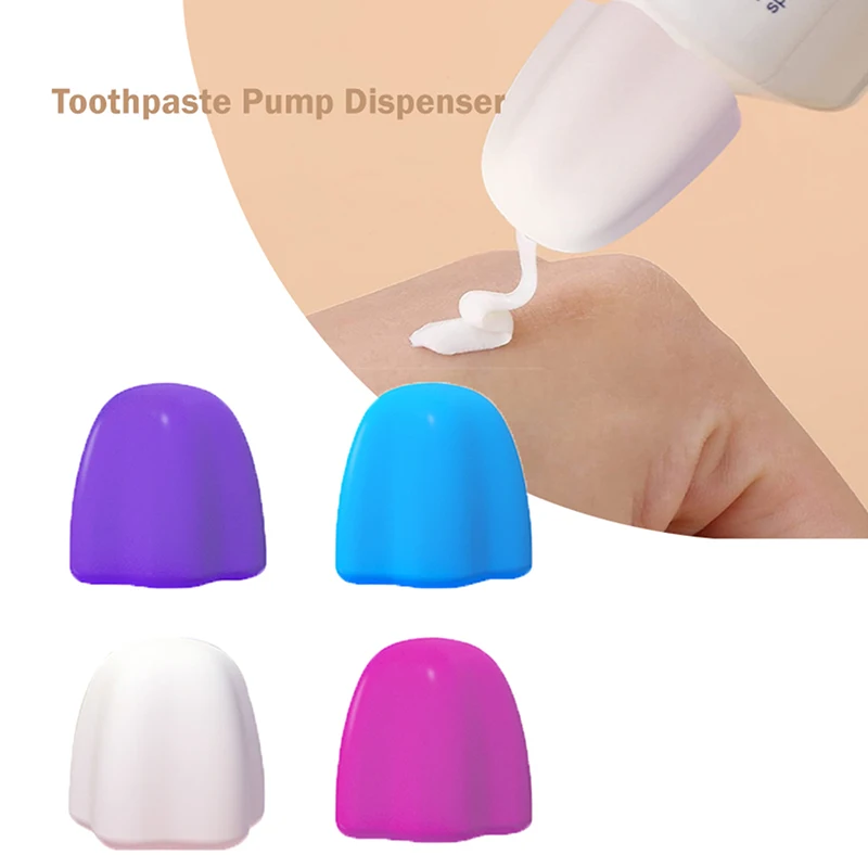 

Toothpaste Pump Dispenser-Self Closing Silicone Toothpaste Cap For Toothpaste