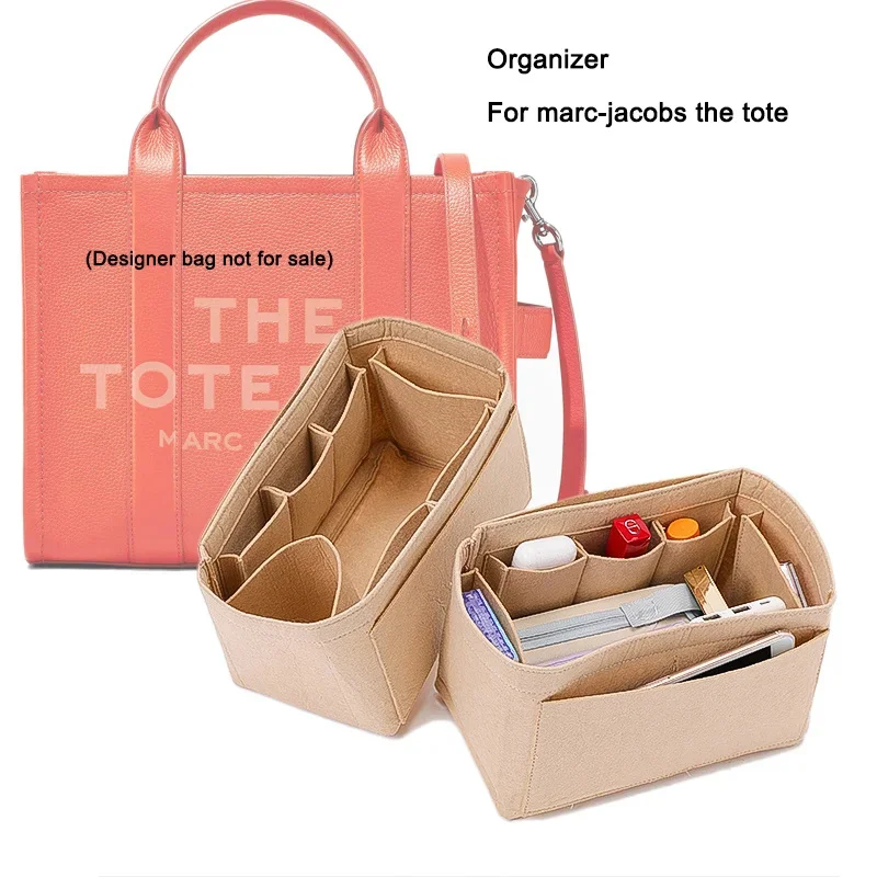 

Felt Handbag Insert With Phone Pouch,Organizing Your Bags,Felt Bag Organizer Perfect For Marc Jacobs The Tote Bag