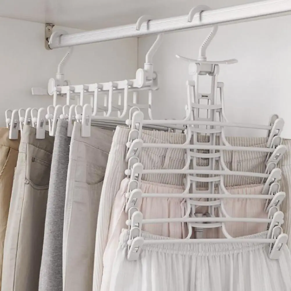 Многофункциональная вешалка для брюк Прочная Экологически чистая многослойная