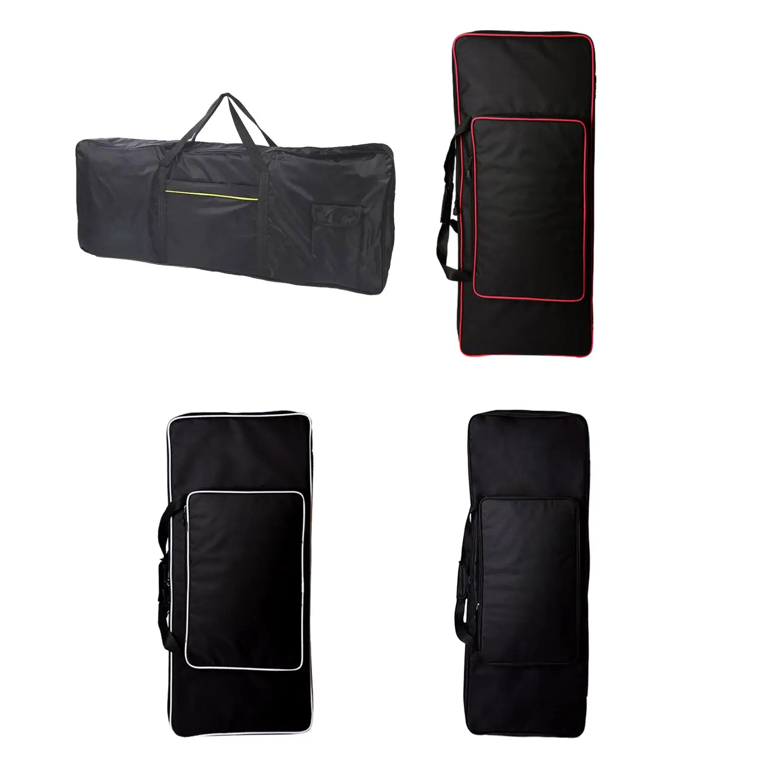 

Electronic Piano Case Gig Bag Concert Storage Case Protective Case Portable Fittings Outdoor with Handle 61 Key Keyboard Cover