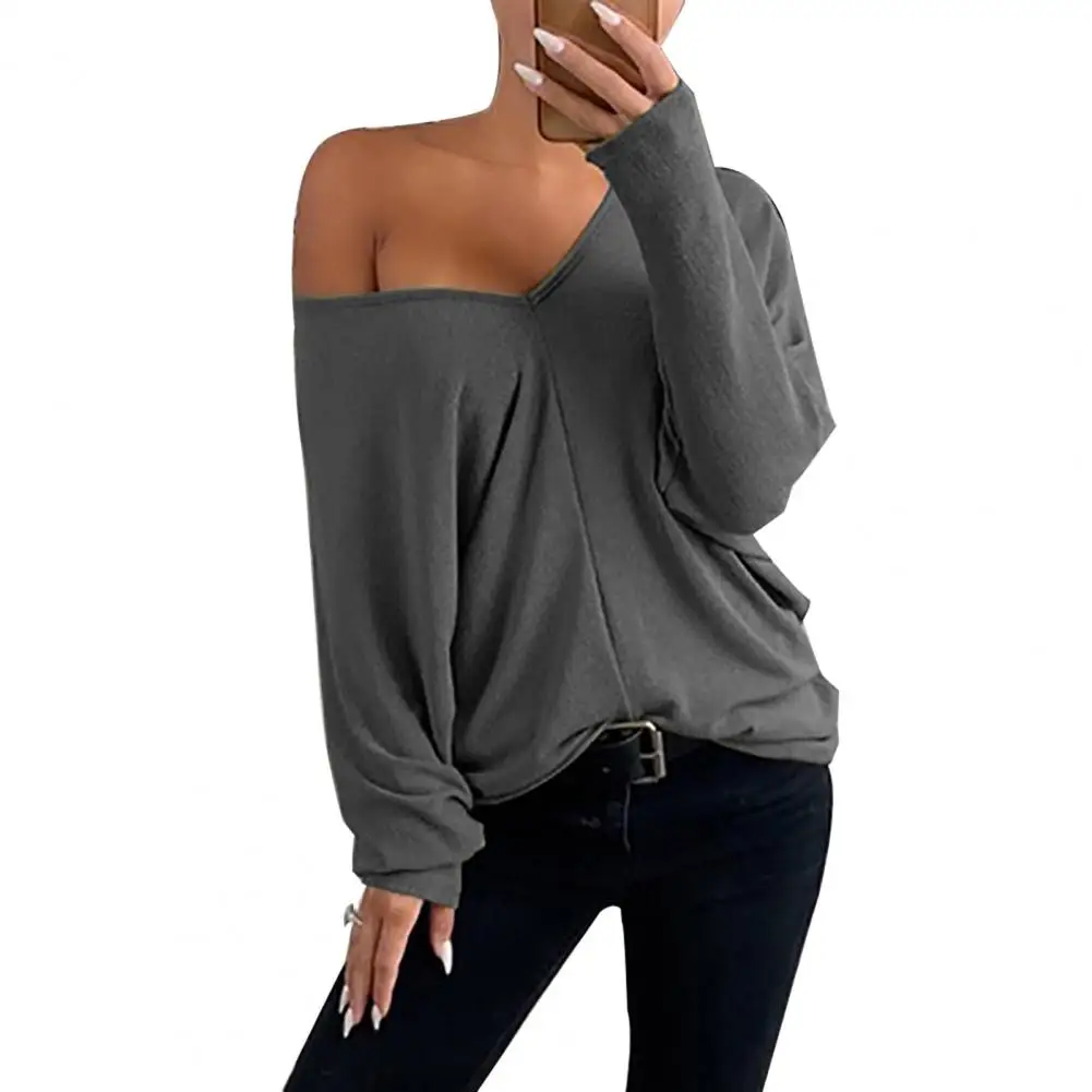 

Trendy Shirt Cotton Blend Blouse Long Sleeve Fashion Loose Blouse Stylish
