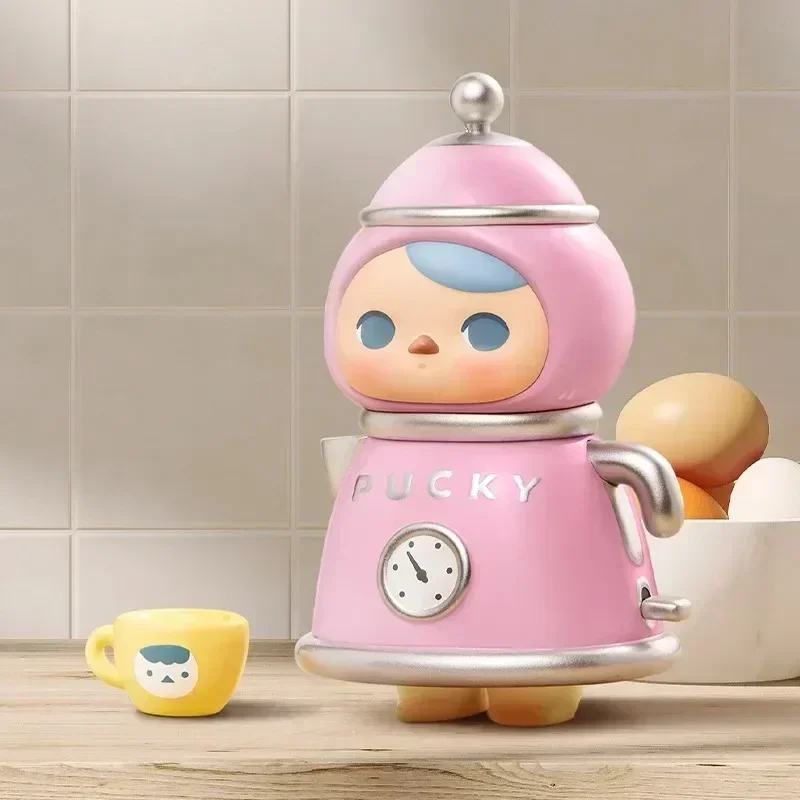 Фото POP MART Pucky Home Time Series: Модные коллекционные фигурки-сюрпризы (Blind Box), милые модели, подарок на день рождения №4