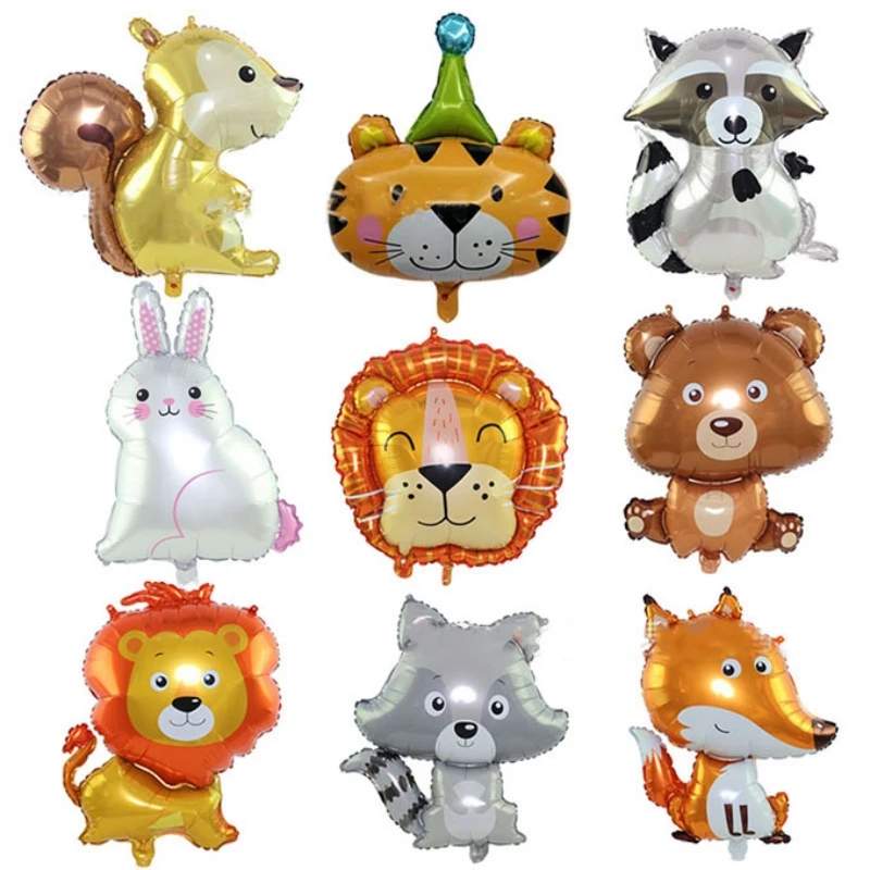 Большой лесной Фотофон с изображением белки енота льва тигра головы из