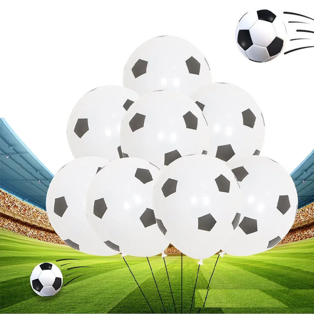 

Soccer Theme Sports Party Decoration, Football Balloon, 12inch,10pcs