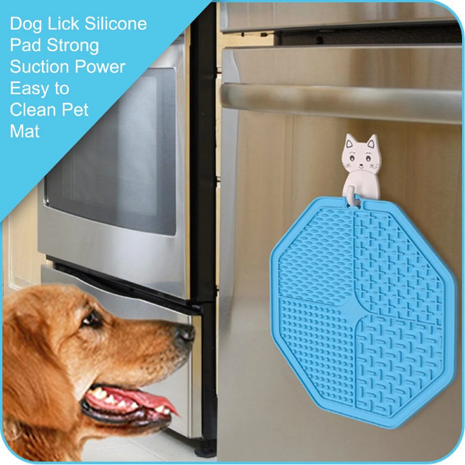 

3PC/Set Mat For Dogs Cats Slow Food Bowls with Suction Cup Feeding Food Bowl Silicone Pet Lick Pad Slow Feeders Treat Dispensing