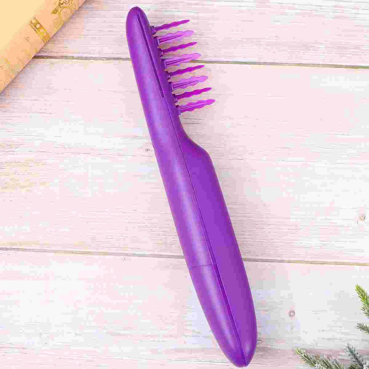 

1Pc Electric Hair Detangler Electric Hot Comb Electric Hair Brush Women Hairdressing Comb Hair Detangler Brush Wide Tooth Comb