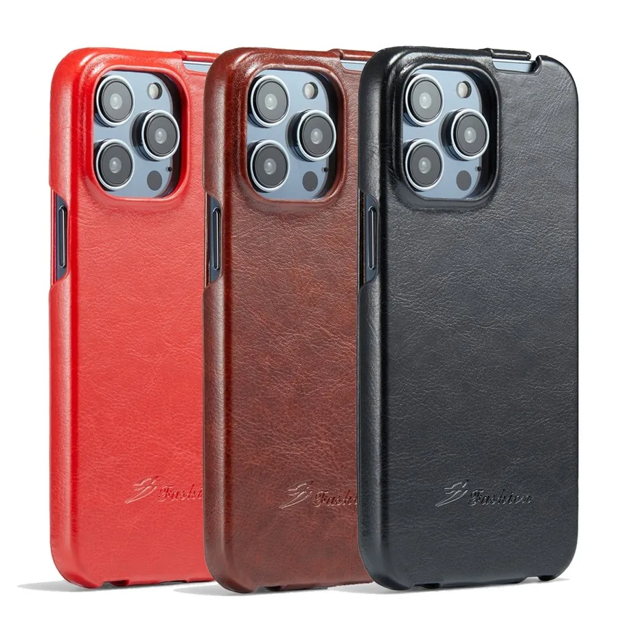 Фото Вертикальный чехол-книжка из натуральной кожи для iPhone 17 Air 16 6S 7 8 18 15 14 11 Pro Max 16E SE 2022 12 13 Mini Fundas Coque №1