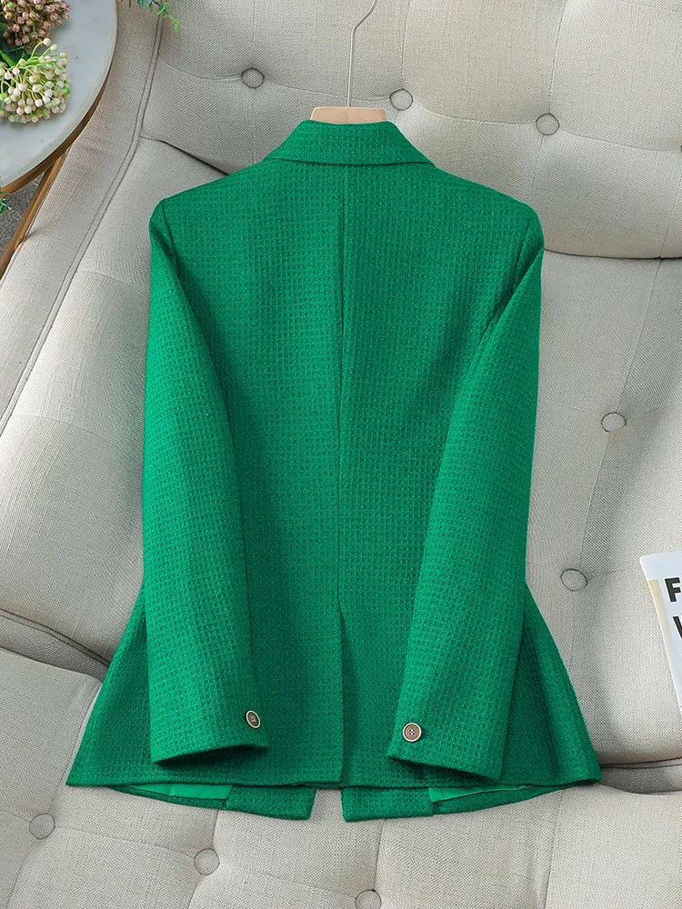 Женский официальный Блейзер оранжевый зеленый черный блейзер с длинным рукавом