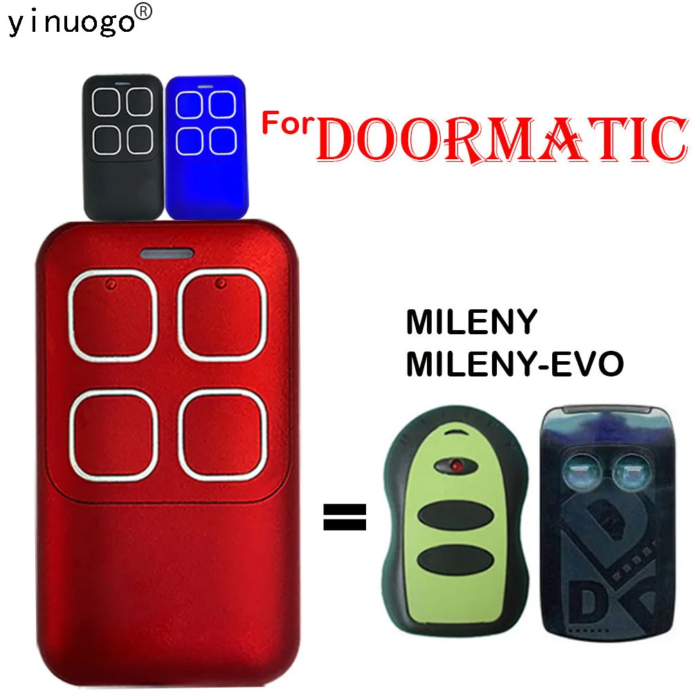 

DOORMATIC MILENY Door Remote Control DOORMATIC MILENY-EVO Garage Door Command Door Opener Clone Handheld Wireless Transmitter