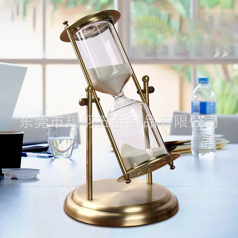 

Креативные металлические песочные часы в скандинавском стиле, современные минималистичные домашние аксессуары, украшения для гостиной, кабинета, офиса