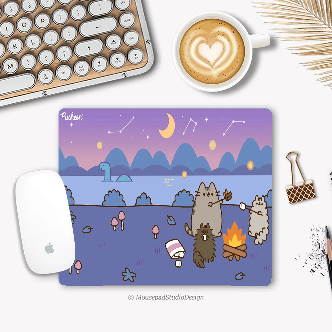 

Desk Mat Pitch Mochi Accessories Gaming Mouse Pad Anime Mousepad Company Computer Pc Gamer Accessory Table Hot Girl Custom Cute