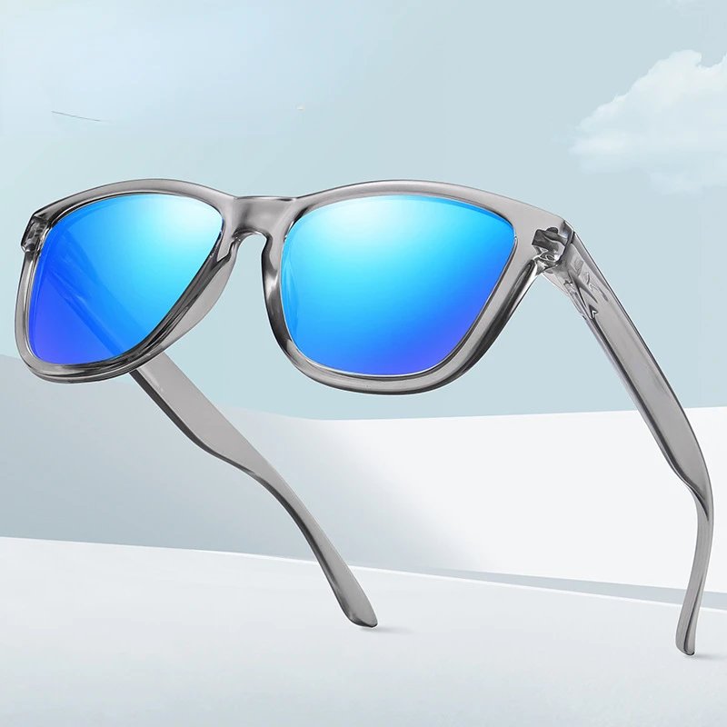 

New Men's Polarized Sunglasses Driver Driving Colorful Sunglasses Fashion Square Sunglasses