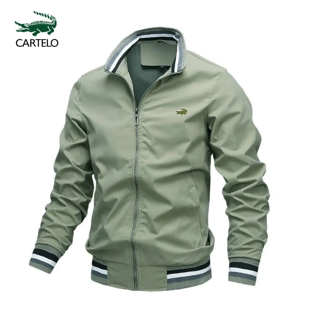 CARTELO Brand Spring Men's Fashion Jacket Casual Jacket Outdoor Sports Jacket Autumn Military Motorcycle Jackets Men Windbreaker