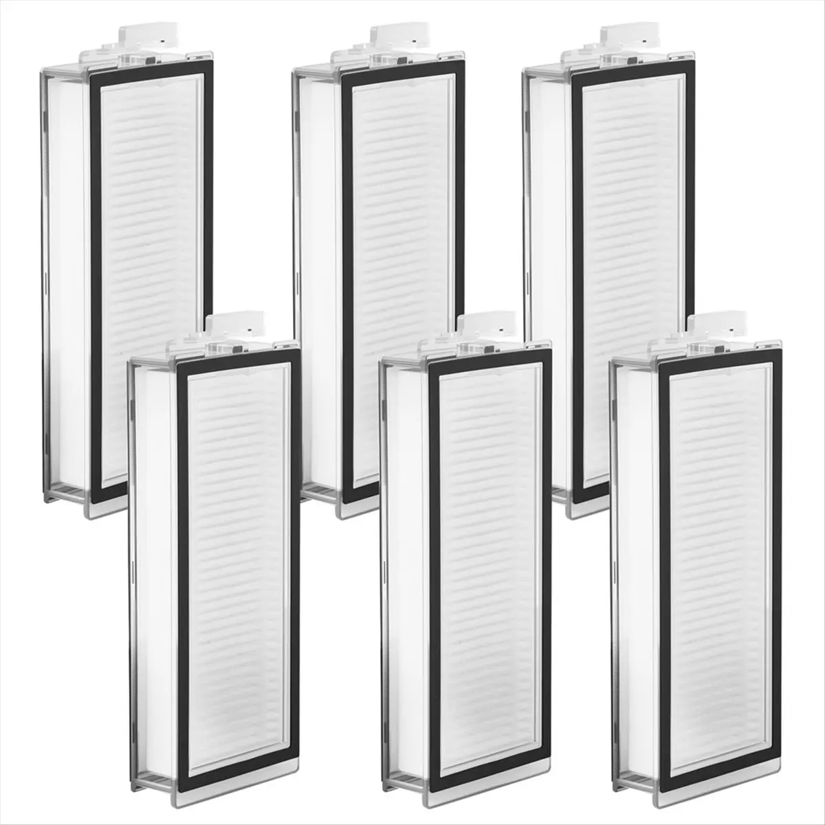Фото (ABPO) 6 шт. HEPA-фильтров для Roborock Q5/Q7/Q8 Max+ и T8 - моющиеся, многоразовые, для роботов-пылесосов №3
