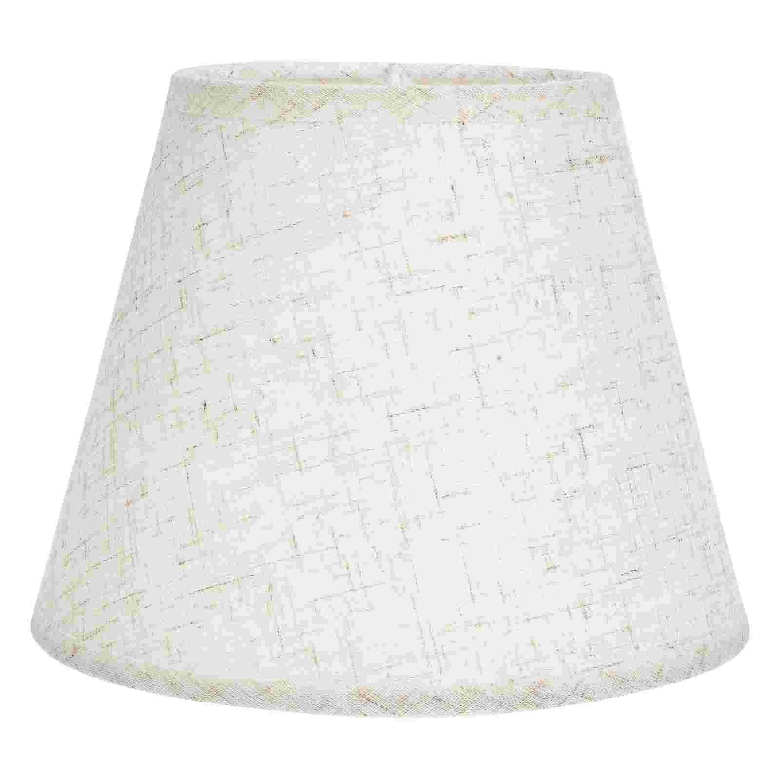 

Drum Lampshade Fabric Cloth Lamp Shade Cover Chandeliers Table Light Covers Lampshades Replacement Accessories ( Beige ) Screen