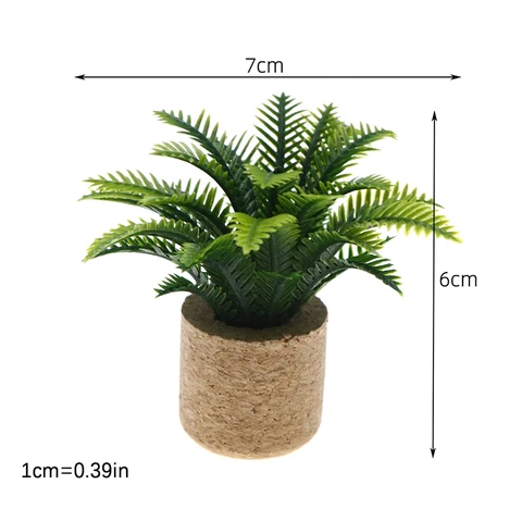 Миниатюрное растение для кукольного домика 1:12