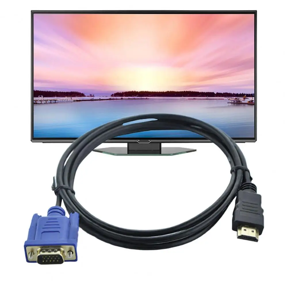 

Удобная передача сигнала от помех Plug Play HDMI-совместимый штекер для VGA штекер видеопреобразователь шнур