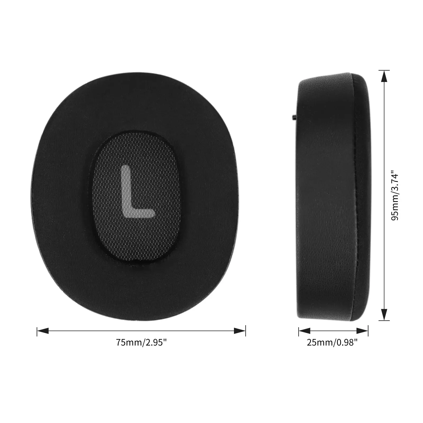 Фото Гелевые Сменные амбушюры для наушников JBL Tune 700(700BT)/710(710BT)/720(720BT)/750(750BT)/760(760NC)/770(770NC) №2
