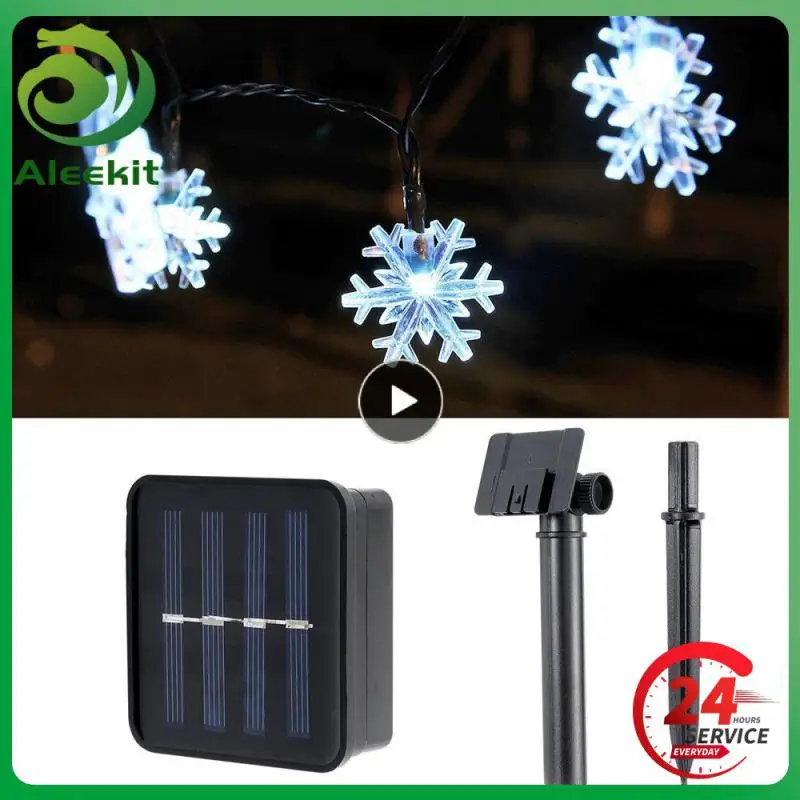 

Светодиодная уличная гирлянда на солнечной батарее, 4,8 м, 20 огней