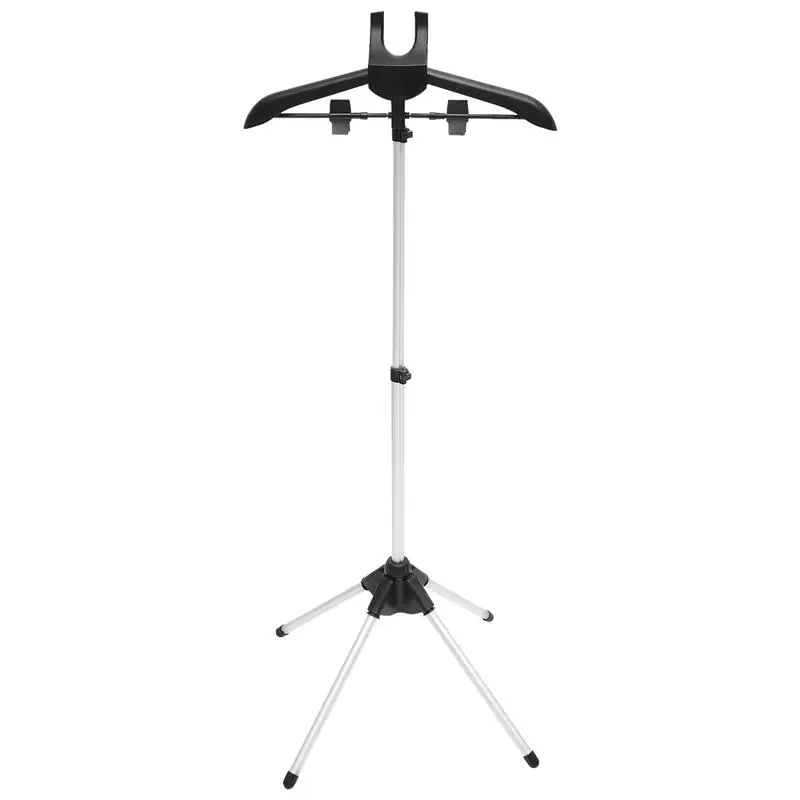 

Clothes Steamer Hanger Rack Stand Garment Ironing Steaming Bracket Tripod Clothing Standing Coat Drying Steam Iron Hanging