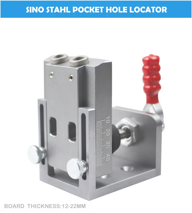 

SINO woodworking machinery parts pocket hole locator inclined jig system woodworking drill Locator for furniture cabinet