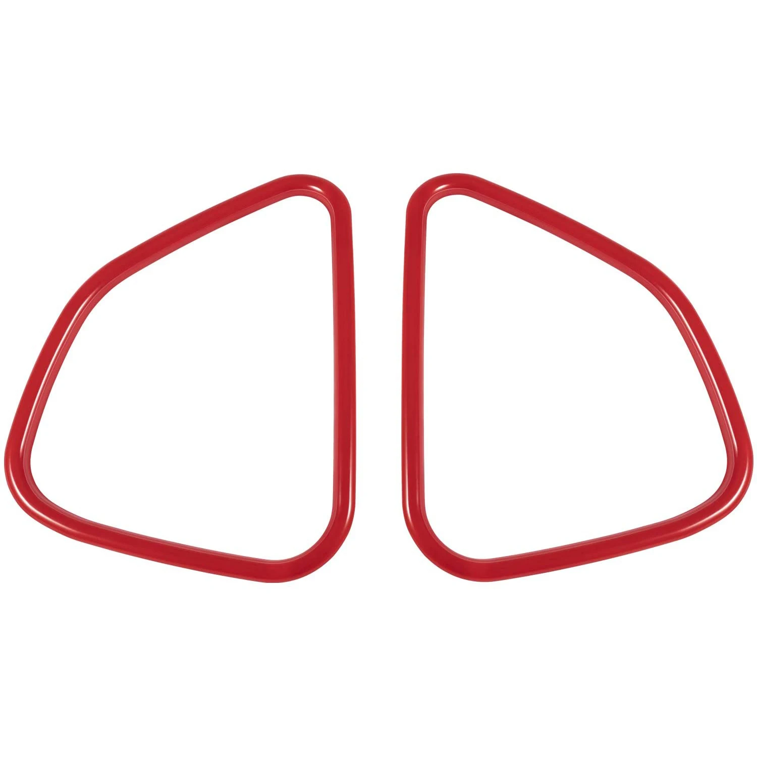 

Car Door Speaker Decoration Cover Trim ABS Frame Sticker for Dodge Charger 2011-2021 Interior Accessories, Red