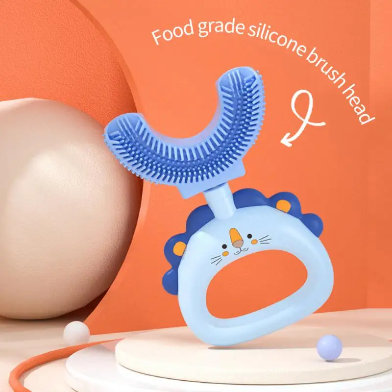

Зубная щетка для детей 2-6 лет, с U-образной головкой