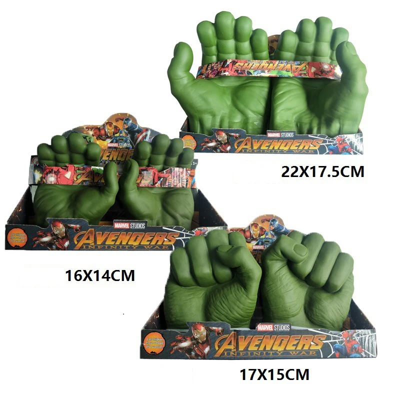 

Disney Avengers Hulk Gloves Figures Fisting Toys Action Cosplay Legends Model Children Kid Christmas Birthday Gift Xmas