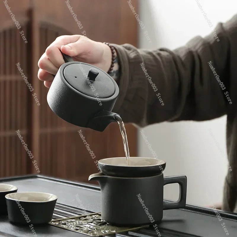 Магнитный керамический чайный набор Kungfu костяного фарфора роскошный для