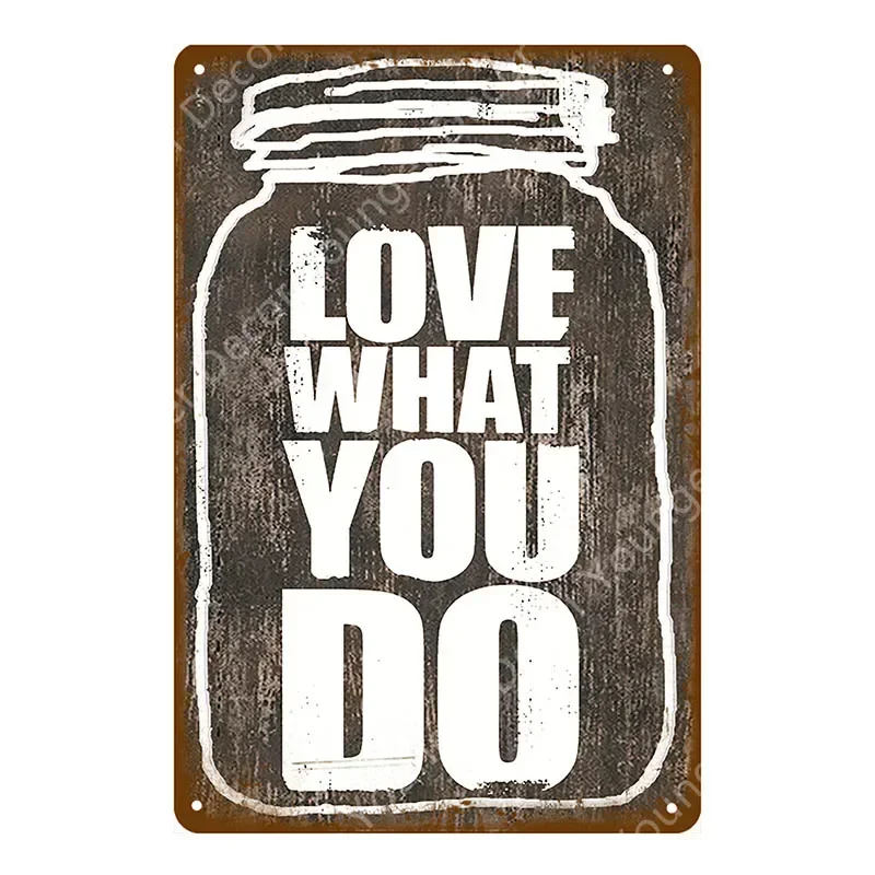 Металлические вывески Мир на Земле Вдохновляющий слоган Плакат Паб-бар Клуб