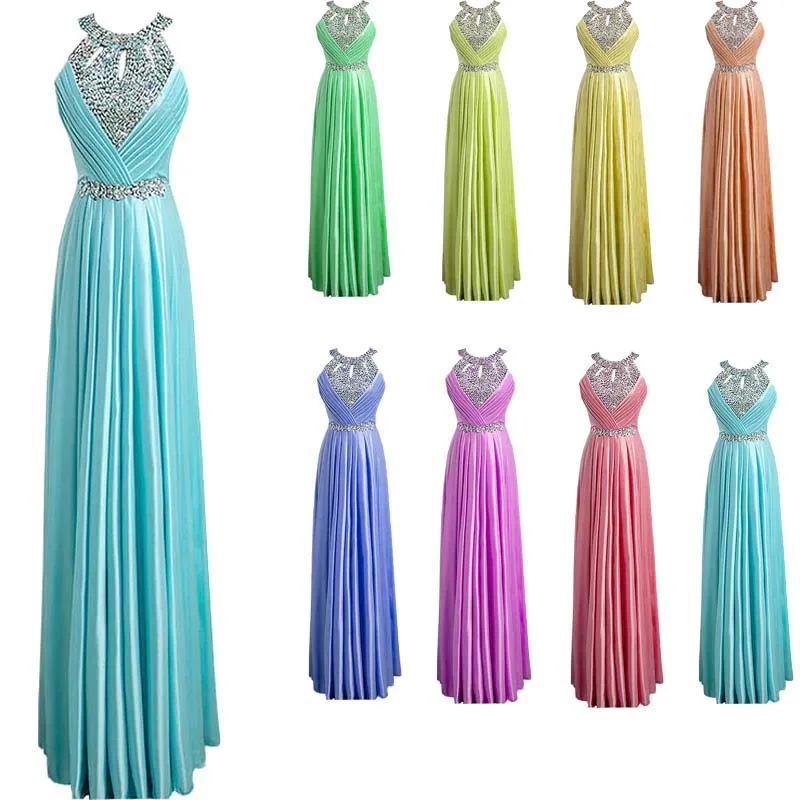 

Платье с круглым вырезом, небесно-голубого цвета, длинное ТРАПЕЦИЕВИДНОЕ, для гостей свадьбы, платья с бисером для женщин, пригласительные