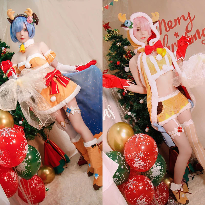 

Женский парик для косплея Re Zero Kara Hajimeru Isekai Seikatsu Chritmas