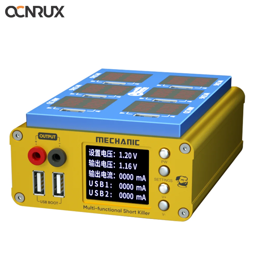 MECHANIC iShort Max Circuit Detector Multi-function Short Killer Burn In/Turn On/Charge Integrated Functions 3 in 1 Fast Charge