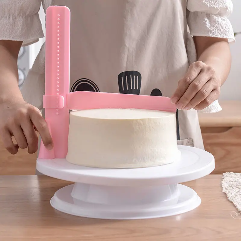 

Cake Scraper Adjustable Smoother Fondant Spatulas Cake Edge Smoother Cream Leveling Device DIY Baking Tools Cakes Pastry Spatula