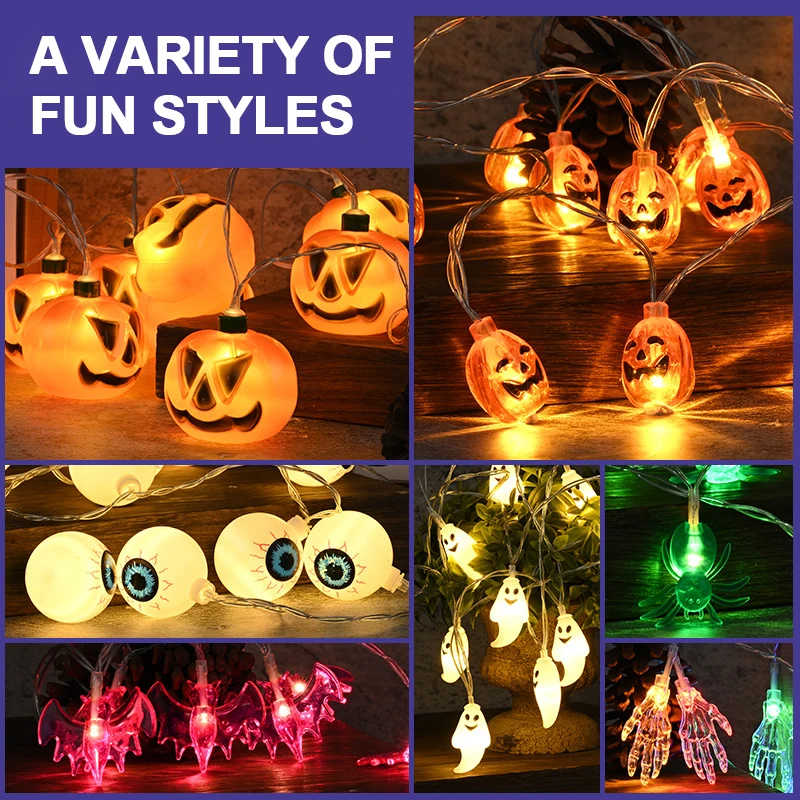 Светодиодная гирлянда на Хэллоуин, индуксветильник гирлянда с человеческим телом, гирлянда с тыквой, призраком, скелетами, светильник для дома, бара, декор для вечерние НКИ на Хэллоуин Светодиодная гирлянда на Хэллоуин, индуксветильник гирлянда с человеческим телом, гирлянда с тыквой, призраком, скелетами, светильник для дома, бара, декор для вечерние НКИ на Хэллоуин