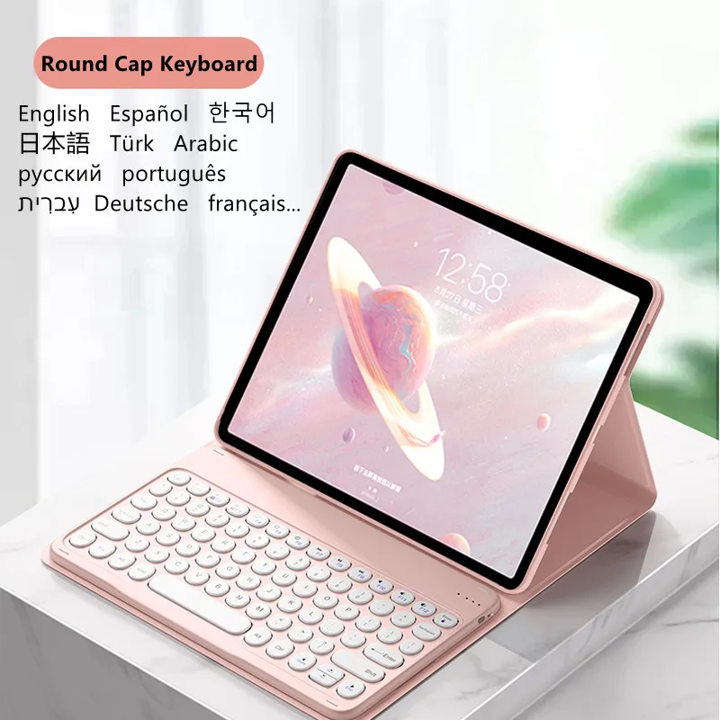 Korean Spanish Russian Keyboard Case for Lenovo Tab P11 P11 Plus Case P11 Pro 11.5 Case TB-J706F TB-J716F Magnetic Tablet Cover Korean Spanish Russian Keyboard Case for Lenovo Tab P11 P11 Plus Case P11 Pro 11.5 Case TB-J706F TB-J716F Magnetic Tablet Cover
