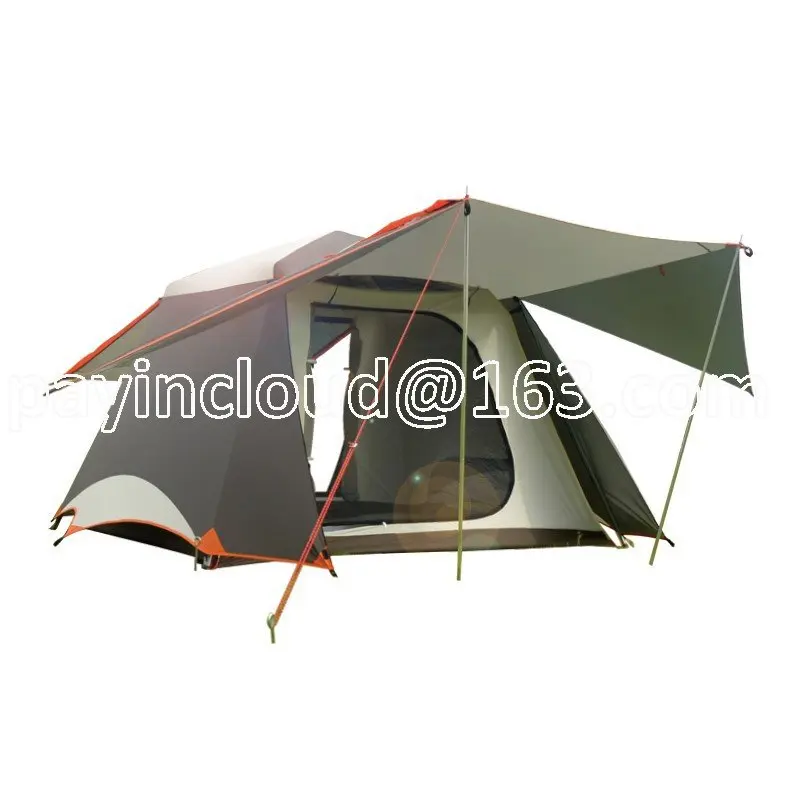 

Палатка Автоматическая для кемпинга, беседка для всей семьи, для отдыха на открытом воздухе, рыбалки, легкая в использовании палатка с защитой от солнца и дождя
